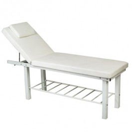 Examination Table White Cream