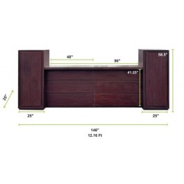 HD 4Piece Modular Bar