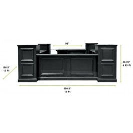 Painted Windowpane 12Piece Modular Bar (Square)