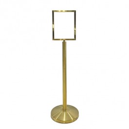 Small Sign Holder-Gold Finish-51"H