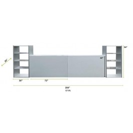 Aluminum 4Piece Modular Bar