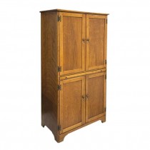 SECRETARY-Maple (4) Door Cabinet w|Pull Out Drawer