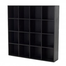 Bookcase-2PC/Blk-16 Cubbies