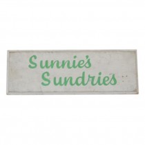 "Sunnies Sundries" Wooden Sign