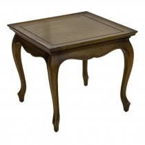 END TABLE-Dark Walnut French Provential