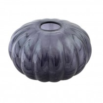 VASE-Purple-Glass-Pumpkin Shape