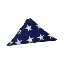 AMERICAN FLAG-Folded Into A Triangle