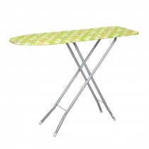 IRONING BOARD-Vintage Green Plaid W/Flowers