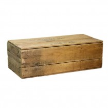 WOOD CRATE-Light Wood With Lid