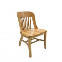 (40991045)OFFICE CHAIR-Light Oak Bank of England Side Chair