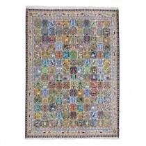 (12'9"x9')Moroccan Tile Rug