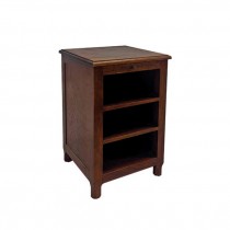 ACCENT TABLE-3 Tiered Shelving Unit w|Pull Out Table
