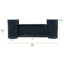 Black Tub 4Piece Modular Bar