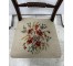 Regency Mahogany Side Chair |Embroider Seat