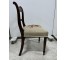 Regency Mahogany Side Chair |Embroider Seat