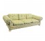 SOFA-Multi-Colored Paisley Sofa w|Tufted Back & Curled Arm Rest