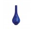BOTTLE-Blue Glass Bottle w|Long Neck