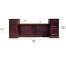 Mahogany Windowpane 4Piece Modular Bar