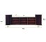 Mahogany Windowpane 5Piece Wide Modular Bar