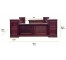 Mahogany Windowpane 12Piece Modular Bar (Square)