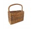 (25030077)BASKET-Rectangular Wicker Basket w|1 Handle-19.5"H