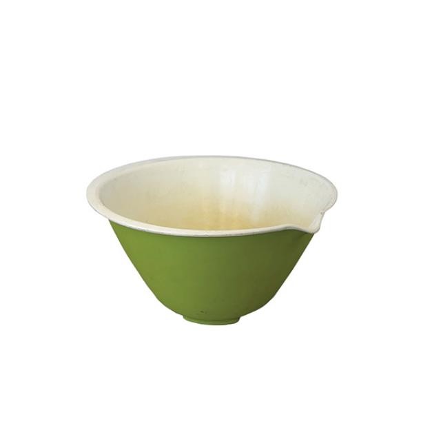 (25210217)MIXING BOWL-9.75"D Green w|White Interior-Nesting