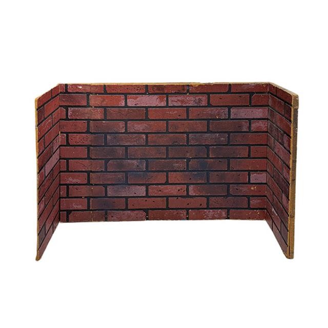 FIREPLACE-INSERT-FAUX BRICK