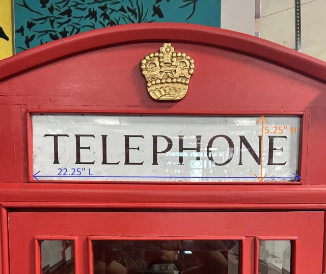 TELEPHONE BOOTH-British Red