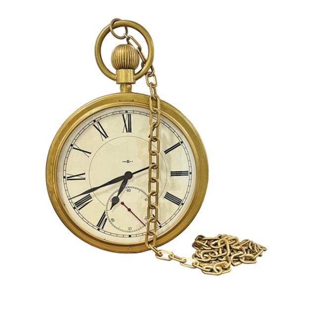 POCKETWATCH-Giant W/Gold Chain