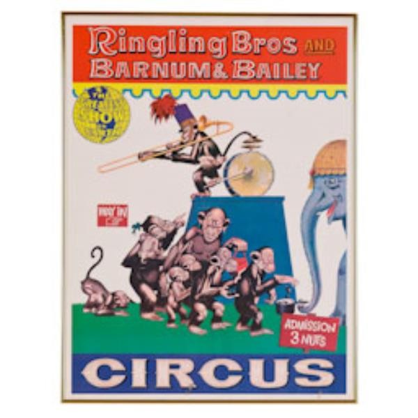 POSTER-RB&BBCIRCUS MONKEY