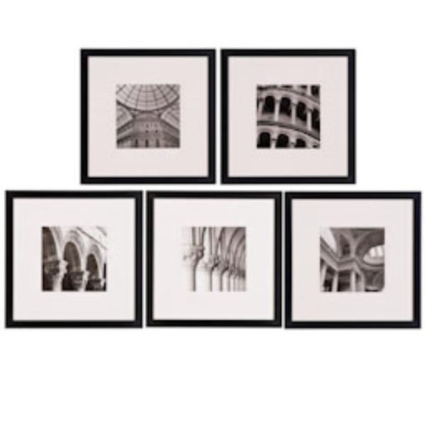 PRINT-B/W-COLUMNS & ARCHES-18"