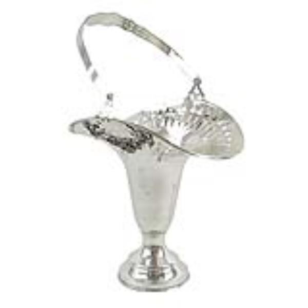 BASKET-SILVER-PIERCED-HNDLE-9H