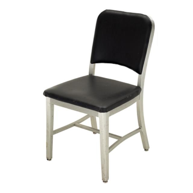 CHAIR-SIDE-BLK/STEEL