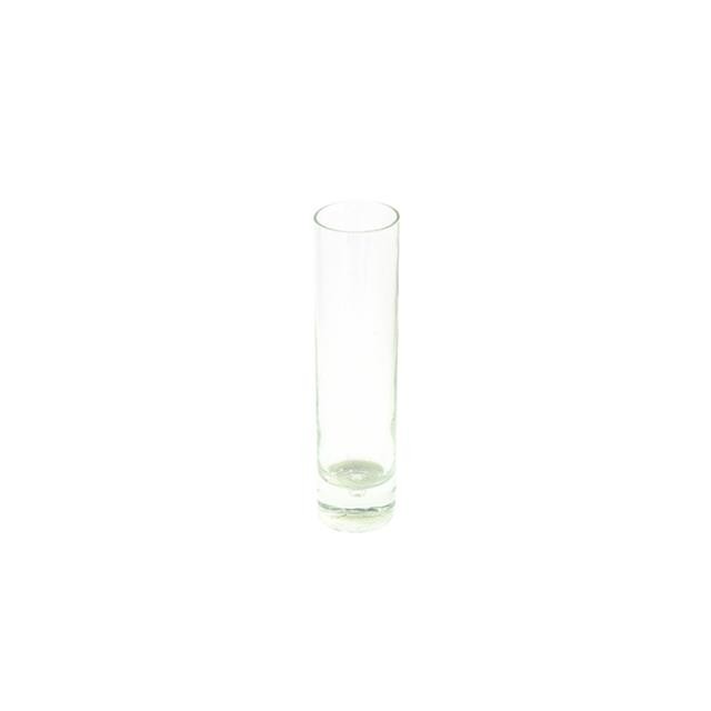 BUD VASE-Clear Glass Cylinder