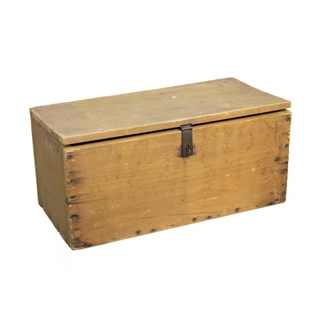 WOOD CRATE-Light Wood With Lid