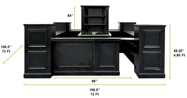 Painted Windowpane 13Piece Modular Bar (Square W/Back Bar)