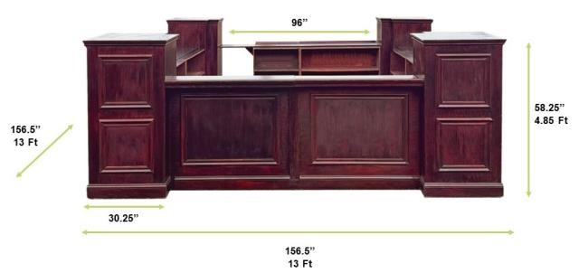 Mahogany Windowpane 12Piece Modular Bar (Square)