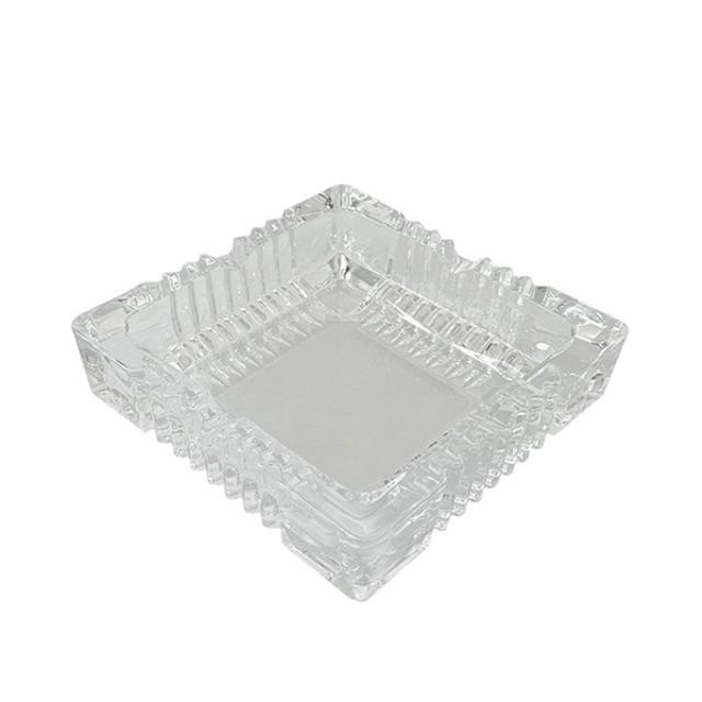 ASHTRAY-Amlong Crystal Classic Square Glass Ashtray