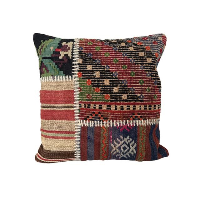 THROW PILLOW-Multi-Colored Kilim Pillow