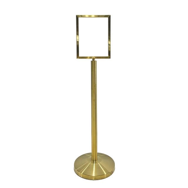 Small Sign Holder-Gold Finish-51"H