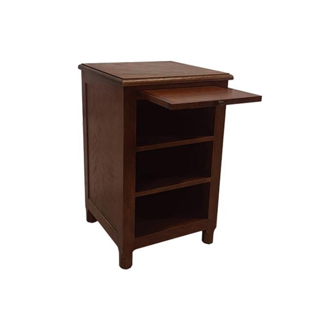 ACCENT TABLE-3 Tiered Shelving Unit w|Pull Out Table