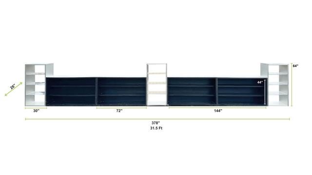 Aluminum 7Piece Modular Bar