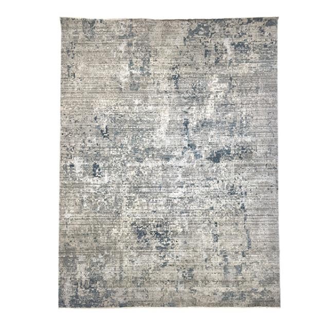 (57020943)RUG-9'x12' Modern Gray & Blue Abstract Rug